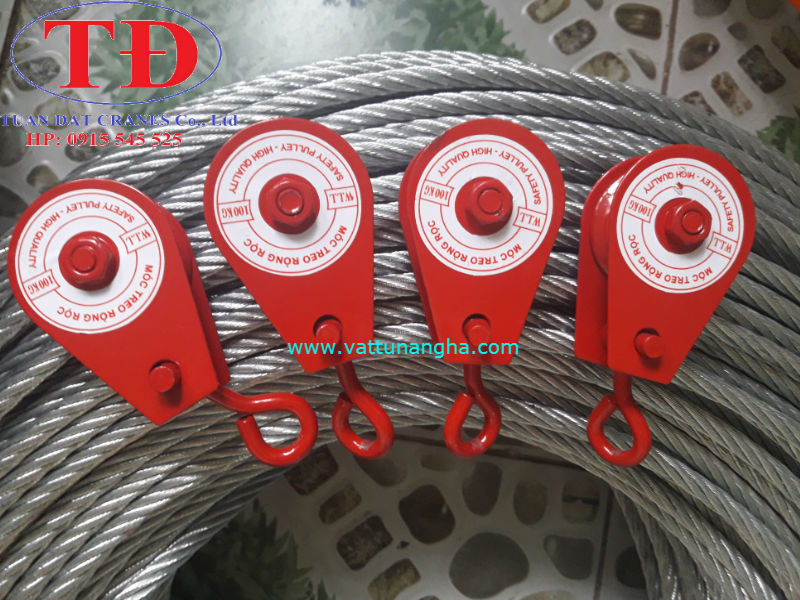 Móc treo ròng rọc 50kg Móc treo ròng rọc 50kg