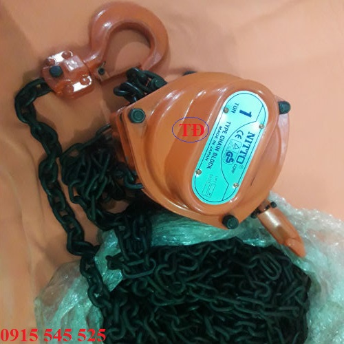 Palang xích kéo tay hiệu Nitto Palang xích kéo tay hiệu Nitto