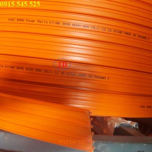 Ray điện an toàn cầu trục hiệu Kyec loại 3 pha 50A Ray điện an toàn cầu trục hiệu Kyec loại 3 pha 50A