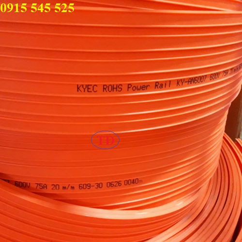 Ray điện cầu trục KYEC Đài Loan Ray điện cầu trục KYEC Đài Loan