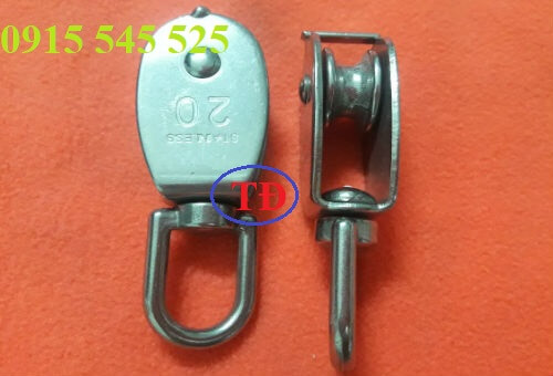 Ròng rọc treo dây điện dẹt trên cáp Ròng rọc treo dây điện dẹt trên cáp