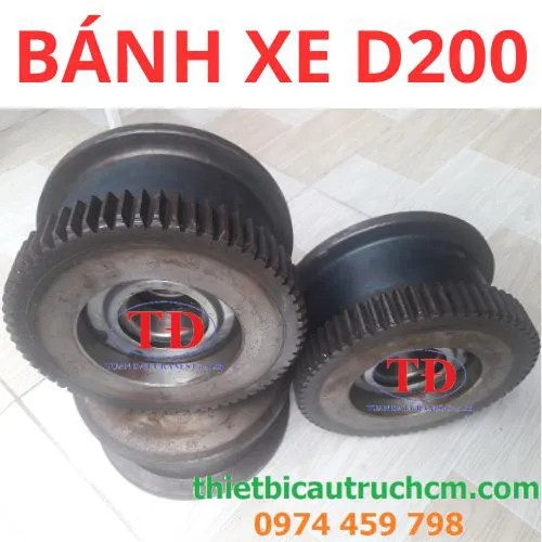 Bánh xe cho cầu trục đường kính 200