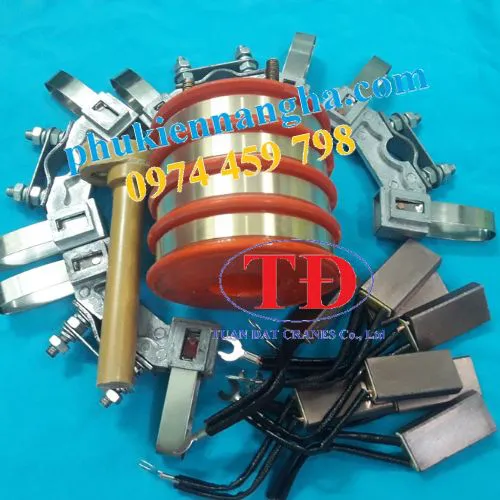 Cổ góp điện 4 pha đường kính trục phi 40