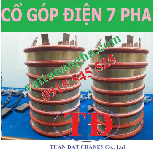 Cổ góp điện 7 pha