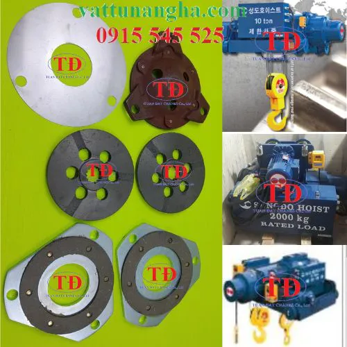 Đĩa phanh palang Sungdo cho nâng hạ cầu trục