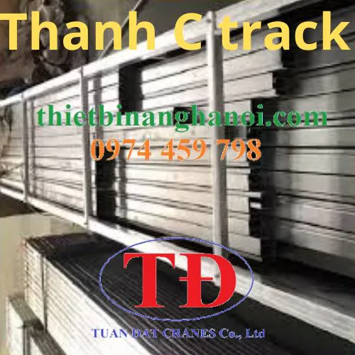 Máng C treo cáp điện cầu trục