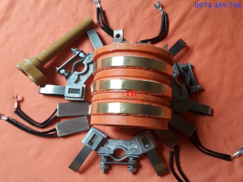 Cổ góp điện 3 pha trục 55 Cổ góp điện 3 pha trục 55