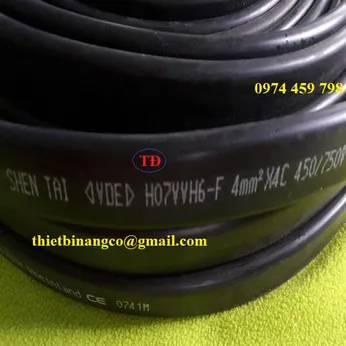 Cáp dẹt cầu trục hiệu Shentai