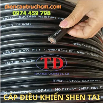 Cáp điều khiển 14Cx1.5 Shen tai
