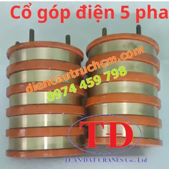 Cổ góp điện 5 pha