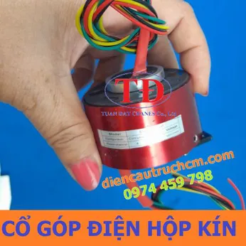 Cổ góp điện hộp kín