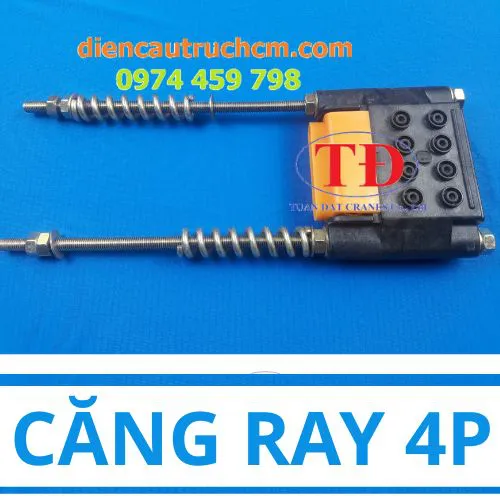 Căng ray điện 4P cho cầu trục
