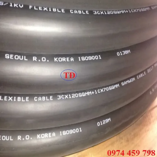 Cáp cao su cầu trục là gì?