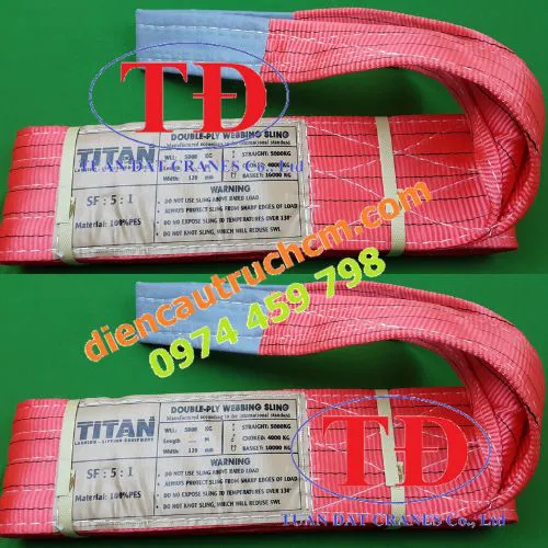 Dây cáp bẹ cẩu hàng 5 tấn