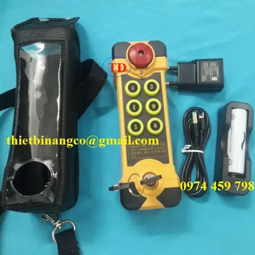 Điều khiển từ xa cầu trục dùng pin sạc