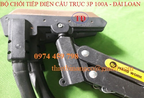 Bộ chổi tiếp điện cầu trục 3P 100A Bộ chổi tiếp điện cầu trục 3P 100A