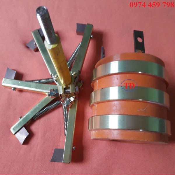 Cổ góp điện 3 pha đường kính 80 Cổ góp điện 3 pha đường kính 80