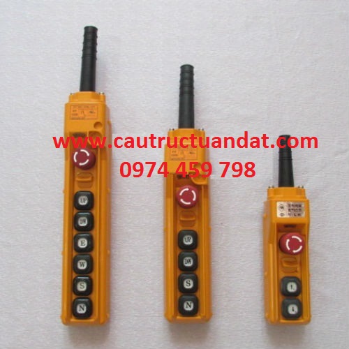 Tay bấm điều khiển cầu trục Tay bấm điều khiển cầu trục
