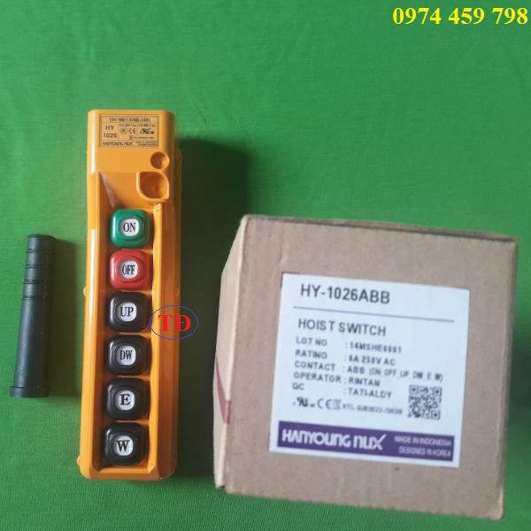 Tay điều khiển cầu trục Hàn Quốc Tay điều khiển cầu trục Hàn Quốc