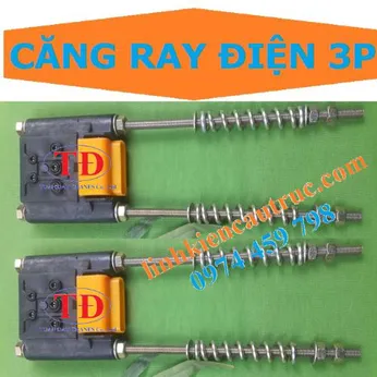 Căng ray điện cầu trục 3 pha