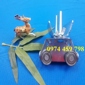 Con lăn treo cáp ray C cầu trục