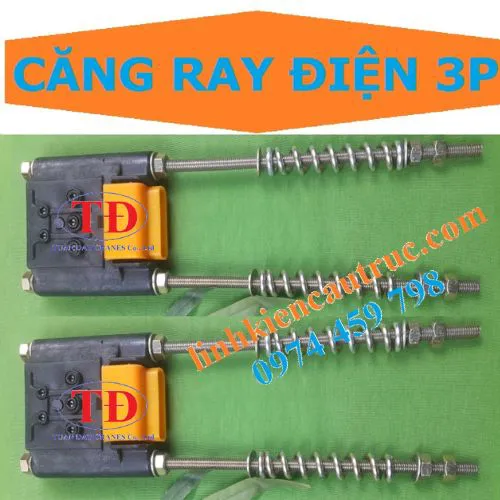 Căng ray điện cầu trục 3 pha