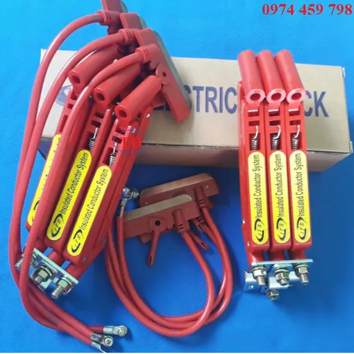 Chổi quét điện cầu trục 3 pha 60 ampe