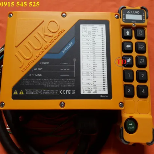 Điều khiển từ xa cầu trục K600, K602, K606, K800, K808, K1000, K1010, K1200