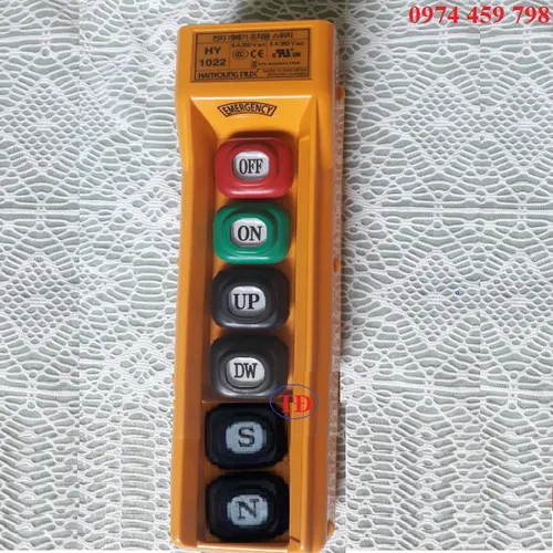 Nút bấm điều khiển cầu trục 4 nút