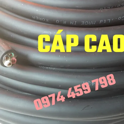Cáp cao su mềm chịu lực bằng bố 4Cx6