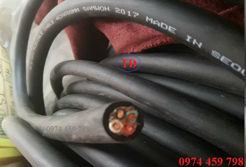 Cáp cao su mềm cho cầu trục Cáp cao su mềm cho cầu trục