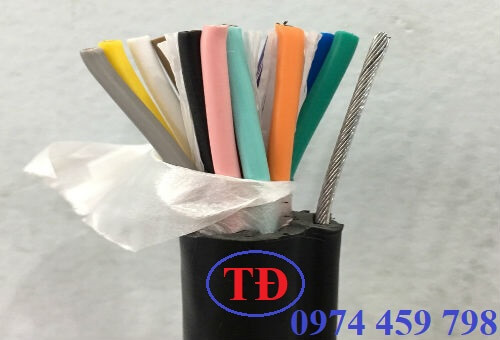 Cáp điều khiển cầu trục có lõi thép Cáp điều khiển cầu trục có lõi thép