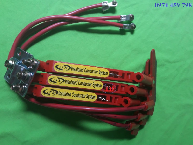 Chổi tiếp điện cầu trục 3P 100A Chổi tiếp điện cầu trục 3P 100A