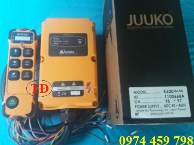 Điều khiển từ xa cầu trục Juuko K600 Điều khiển từ xa cầu trục Juuko K600