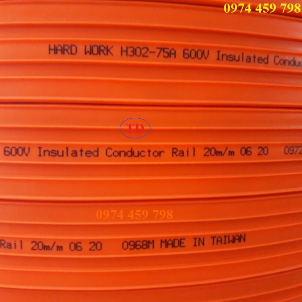 Ray điện cầu trục hiệu Hard Work 3P-75A Ray điện cầu trục hiệu Hard Work 3P-75A