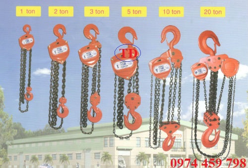Palang xích kéo tay 1 tấn, 2 tấn, 3 tấn, 5 tấn, 10 tấn, 20 tấn Palang xích kéo tay 1 tấn, 2 tấn, 3 tấn, 5 tấn, 10 tấn, 20 tấn