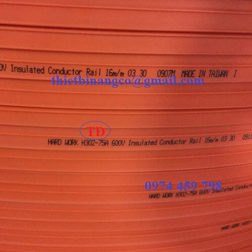 Ray điện an toàn cầu trục 3P - 75A Ray điện an toàn cầu trục 3P - 75A