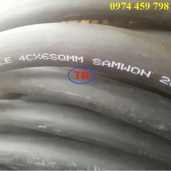 Cáp cao su 4Cx6.0