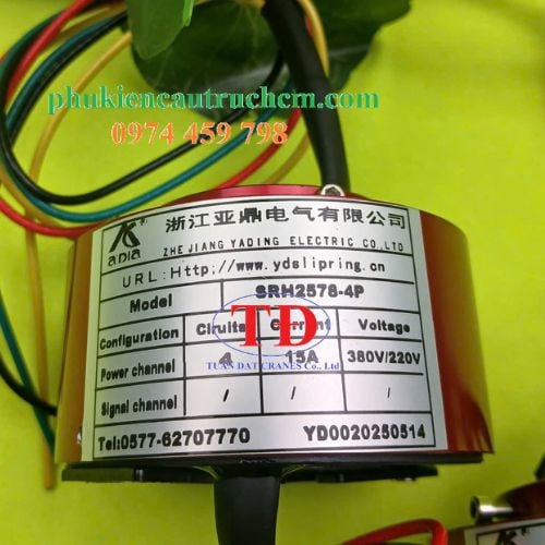 Cổ góp điện hộp kín SRH2578-4P
