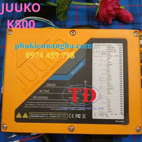 Điều khiển từ xa Juuko K800 24V