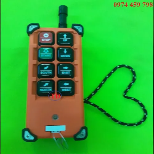 Bộ điều khiển từ xa cầu trục 8 nút