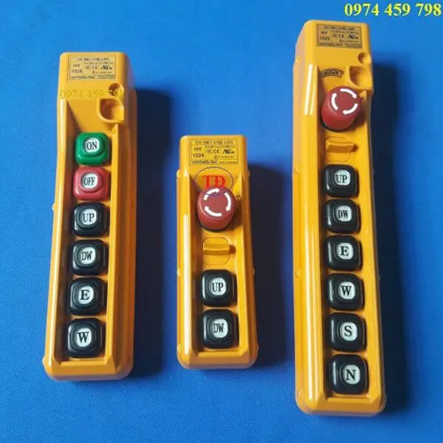 Nút bấm 2 cấp tốc độ cho cầu trục
