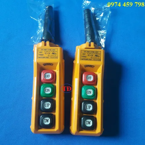 Nút bấm 2 nút cho cầu trục