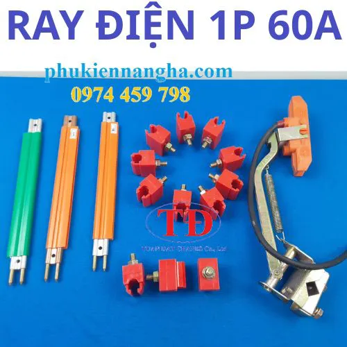 Ray điện an toàn 1P 60A Hàn Quốc