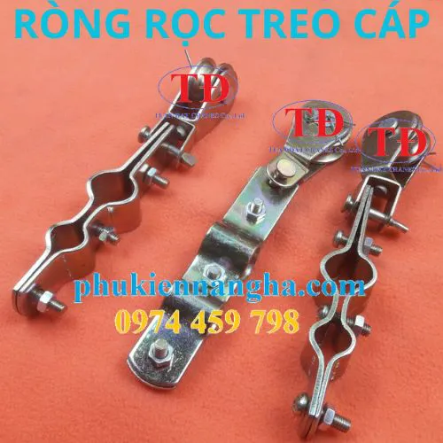 Ròng rọc treo cáp bằng thép