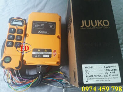Điều khiển từ xa Juuko cho cầu trục model K600 Điều khiển từ xa Juuko cho cầu trục model K600