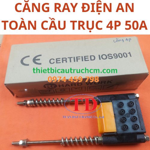 Ray dẫn điện cầu trục 4P 50A