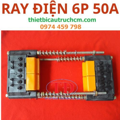 Ray điện an toàn cầu trục 6P 50A