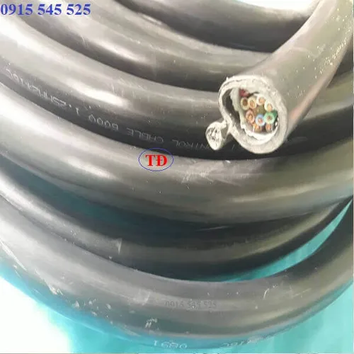 Cáp điều khiển cầu trục có lõi thép