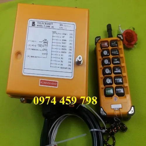 Điều khiển từ xa cầu trục 10 nút F23-BBB